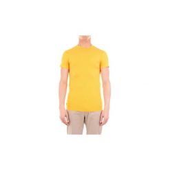 T-shirty z krótkim rękawem Dsquared D9M460050. Żółte t-shirty męskie Dsquared, m, bez wzorów, bez kołnierzyka, krótkie. Za 693,84 zł.