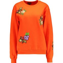 Bluzy damskie: Topshop FLORAL APPLIQUE Bluza orange
