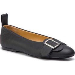 Baleriny JIL SANDER NAVY - JN32072A Black 999. Czarne baleriny damskie Jil Sander Navy, bez wzorów, ze skóry, bez obcasa. W wyprzedaży za 849,00 zł.