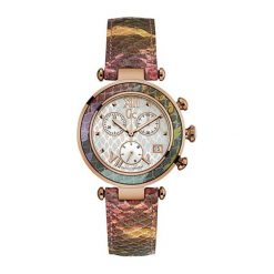 Zegarek "Y05013M1" ze wzorem. Analogowe zegarki damskie Liu Jo, Guess, ze stali. W wyprzedaży za 569,95 zł.