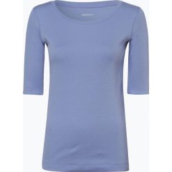 Marc Cain Sports - T-shirt damski, niebieski. Niebieskie t-shirty damskie Marc Cain Sports, bez wzorów, bez kołnierzyka. Za 179,95 zł.