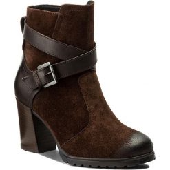 Botki GEOX - D New Lise H.A D746UA 02343 C6009 Coffee. Brązowe buty zimowe damskie Geox, ze skóry, na obcasie. W wyprzedaży za 369,00 zł.