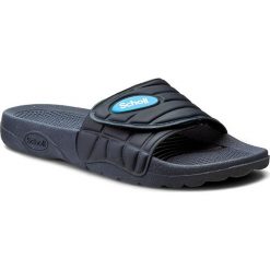 Klapki SCHOLL - Nautilus F24354 1040 400 Navy Blue. Niebieskie klapki męskie marki Scholl, z tworzywa sztucznego. Za 125,00 zł.
