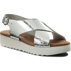Sandały SERGIO BARDI - Canazei SS127314118KD 710. Szare klapki damskie Sergio Bardi, bez wzorów, ze skóry, bez obcasa. W wyprzedaży za 109,00 zł.