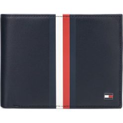 Tommy Hilfiger Metro Extra Portfel Niebieski. Niebieskie portfele męskie TOMMY HILFIGER, w paski, ze skóry. Za 342,95 zł.