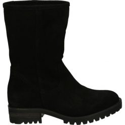 Botki - TA5002 SER NE. Czarne botki damskie marki Venezia, ze skóry. Za 259,00 zł.