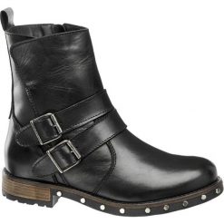Botki damskie 5th Avenue czarne. Czarne botki damskie na obcasie marki 5th Avenue, z materiału, na zamek. Za 223,00 zł.
