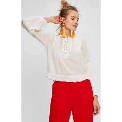 Answear - Bluzka Stripes Vibes. Szare bluzki nietoperze ANSWEAR, l. W wyprzedaży za 39,90 zł.