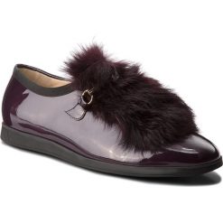 Półbuty HÖGL - 6-100535 Darkplum 8100. Fioletowe półbuty damskie HÖGL, na co dzień, bez wzorów, ze skóry, bez obcasa, na płaskiej podeszwie, bez zapięcia. W wyprzedaży za 399,00 zł.
