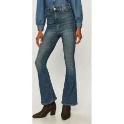 Dr. Denim - Jeansy Moxy. Niebieskie jeansy damskie Dr.Denim, s, z podwyższonym stanem. Za 249,90 zł.