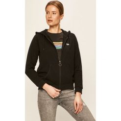 Lee - Bluza. Czarne bluzy damskie Lee, s, bez wzorów, z bawełny, bez rękawów, z kapturem. W wyprzedaży za 199,90 zł.