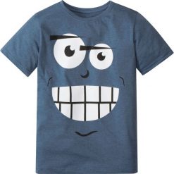 T-shirty chłopięce: T-shirt z modnym nadrukiem bonprix indygo z nadrukiem