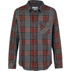 Odzież: Urban Surface Men's Checkered Shirt Koszula szary/brązowy