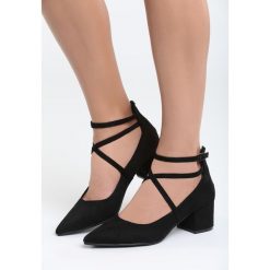 Buty ślubne damskie: Czarne Czółenka Live With You