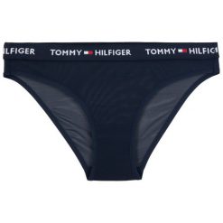 Figi klasyczne TOMMY HILFIGER UW0UW01860. Niebieskie figi damskie TOMMY HILFIGER, xs, bez wzorów, z elastanu. W wyprzedaży za 69,00 zł.