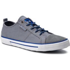 Tenisówki COLUMBIA - Goodlife Lace BM4651 Ti Grey Steel/Royal. Szare półbuty męskie Columbia, na co dzień, bez wzorów, z gumy, bez zapięcia. W wyprzedaży za 209,00 zł.
