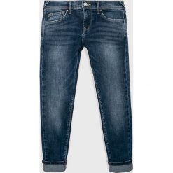 Pepe Jeans - Jeansy dziecięce 128-180 cm. Niebieskie spodnie chłopięce marki Pepe Jeans, bez wzorów, z elastanu. Za 239,90 zł.