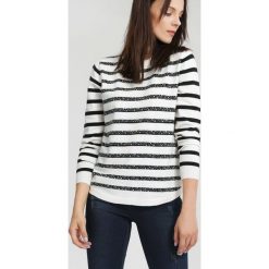 Biało-Czarny Sweter Bright. Białe bez kategorii other, na zimę, xl. Za 69,99 zł.