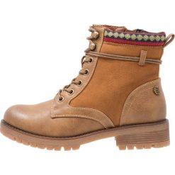 Botki damskie lity: Refresh Botki sznurowane camel