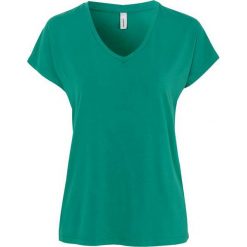 Soyaconcept Bluzka Marica zielony female zielony L (42). Zielone bluzki damskie Soyaconcept, s, bez wzorów, z bawełny, eleganckie, z dekoltem w serek, bez rękawów. W wyprzedaży za 48,00 zł.