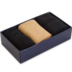 Zestaw 3 par wysokich skarpet damskich TOMMY HILFIGER - 483016001 Black 200. Brązowe skarpetki damskie TOMMY HILFIGER, bez wzorów, z elastanu. Za 89,99 zł.