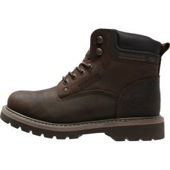 Buty zimowe męskie: Dockers by Gerli Botki sznurowane cafe