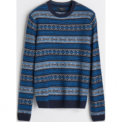 Sweter z domieszką wełny - Wielobarwn. Szare swetry klasyczne męskie marki Reserved, l, z wełny. Za 139,99 zł.