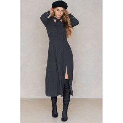 Długie sukienki: Trendyol Sukienka w kropki z falbanami – Black,Multicolor