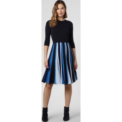 BOSS Casual - Sukienka damska – Ivinka, niebieski. Niebieskie sukienki damskie BOSS Casual, na co dzień, s, bez wzorów, eleganckie, bez kołnierzyka, bez rękawów, proste. Za 999,95 zł.