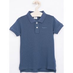 Pepe Jeans - Polo dziecięce Thor 92-180 cm. Niebieskie t-shirty chłopięce Pepe Jeans, bez wzorów, z bawełny, z krótkim rękawem. Za 119,90 zł.