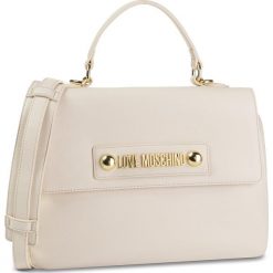 Torebka LOVE MOSCHINO - JC4225PP08KD0110 Avorio. Brązowe torebki klasyczne damskie Love Moschino, bez wzorów, ze skóry ekologicznej, klasyczne, na ramię, bez dodatków. W wyprzedaży za 629,00 zł.