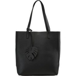 Shopper bag damskie: Warehouse LEAF CHARM FOLDED SEAM Torba na zakupy black