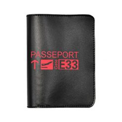 Walizki: Etui „Gate” w kolorze czarno-czerwonym – 19,5 kg x 13,5 cm na paszport