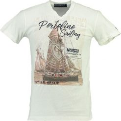 T-shirty męskie z nadrukiem: Koszulka „JeanPaul” w kolorze kremowym
