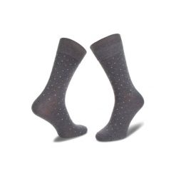 LASOCKI 082 VB004 41-43. Szare skarpetki męskie Lasocki, bez wzorów, z bawełny. Za 9,99 zł.
