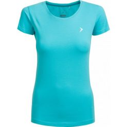 T-shirt damski TSD600 - mięta - Outhorn. Pomarańczowe bluzki damskie Outhorn, na imprezę, z bawełny, klasyczne. W wyprzedaży za 19,99 zł.