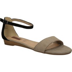 Sandały s.oliver 5-28109-24. Szare sandały damskie S.Oliver, bez wzorów, ze skóry, bez obcasa, bez zapięcia. Za 249,99 zł.