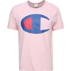 T-shirty męskie z nadrukiem: Champion Reverse Weave CLASSIC APPLIQUÉ TEE Tshirt z nadrukiem pink