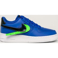 Nike Sportswear - Buty Air Force 1'07 LV8. Niebieskie buty sportowe męskie Nike Sportswear, ze skóry, na sznurówki. Za 469,90 zł.