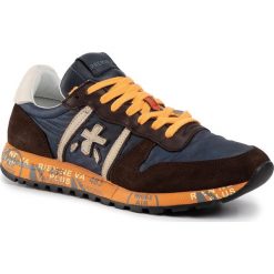 Sneakersy PREMIATA - Eric 4139 Blue/Orange. Pomarańczowe półbuty męskie Premiata, na co dzień, bez wzorów, ze skóry, bez zapięcia. Za 869,00 zł.