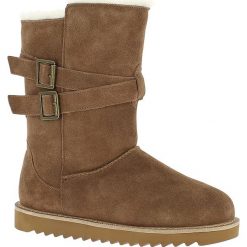 Skórzane kozaki "Huntspill Waterproof" w kolorze brązowym. Brązowe bez kategorii marki Buty Twoich ulubionych marek, z materiału. W wyprzedaży za 343,95 zł.