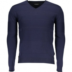 Sweter w kolorze granatowym. Niebieskie swetry klasyczne męskie Guess, m. W wyprzedaży za 239,95 zł.