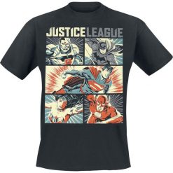 T-shirty męskie: Justice League Pop Art T-Shirt czarny