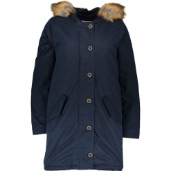 Parka w kolorze granatowym. Niebieskie parki damskie Mustang, na zimę, xs, z syntetyku. W wyprzedaży za 304,95 zł.
