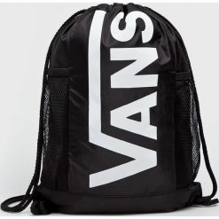Vans - Plecak. Czarne plecaki damskie marki Vans, z poliesteru. W wyprzedaży za 69,90 zł.