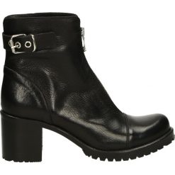 Botki - 928-B-47 S NE. Czarne botki damskie skórzane marki Venezia. Za 379,00 zł.