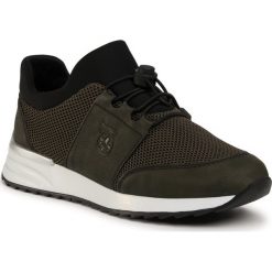 Sneakersy RIEKER - N8078-54 Grun. Zielone półbuty damskie Rieker, ze skóry ekologicznej. Za 299,00 zł.