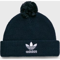 Adidas Originals - Czapka. Czarne czapki zimowe męskie adidas Originals, z dzianiny. W wyprzedaży za 79,90 zł.