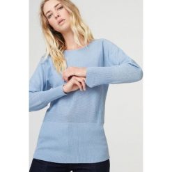 Rodier sweter damski L niebieski. Niebieskie swetry damskie Rodier, l, bez wzorów, z długim rękawem, długie, bez kaptura. Za 199,00 zł.