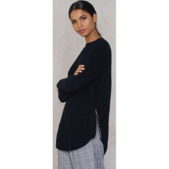 Swetry klasyczne damskie: Dance & Marvel Sweter z półgolfem – Black